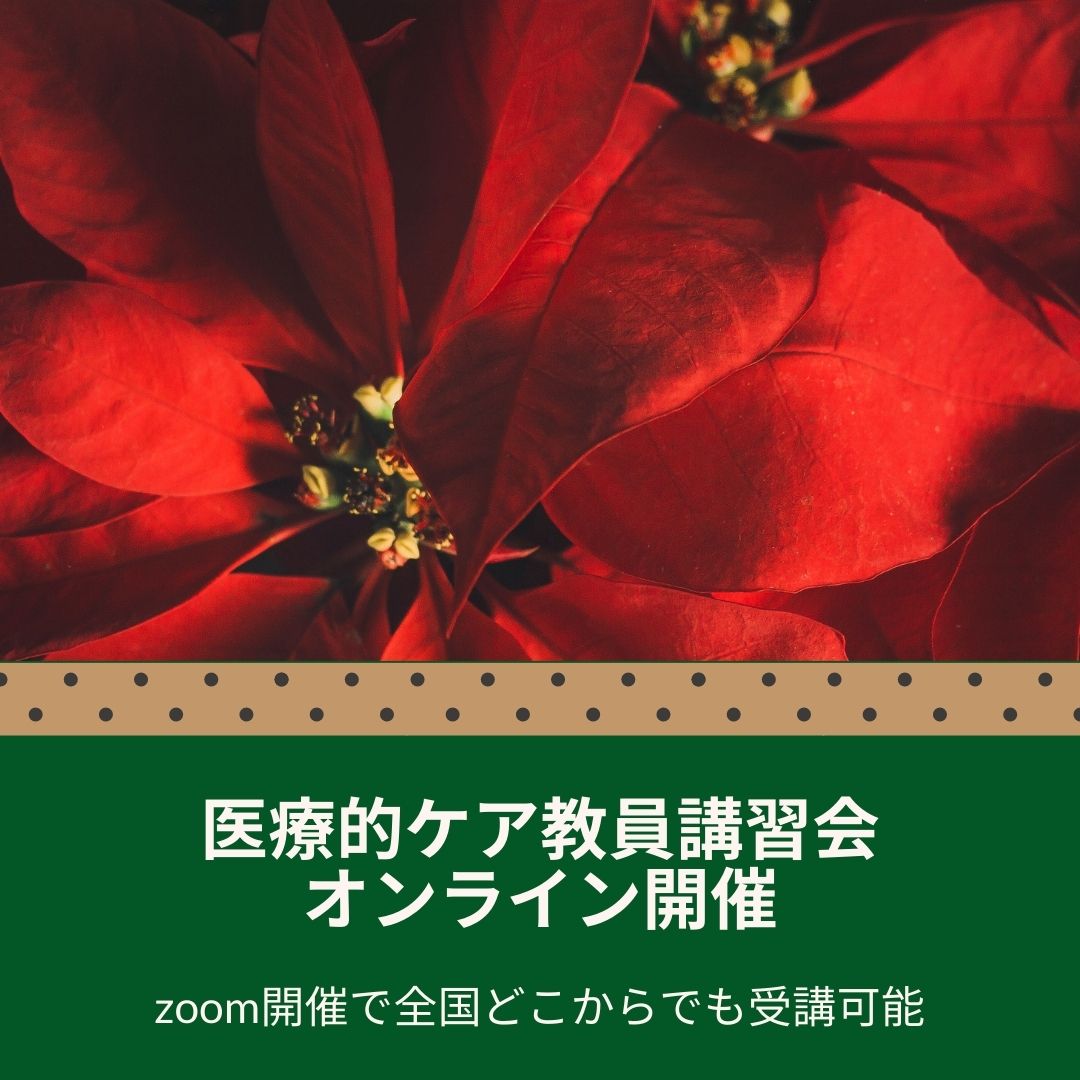 【オンライン開催】医療的ケア教員講習会２０２４年 １２月２２日 