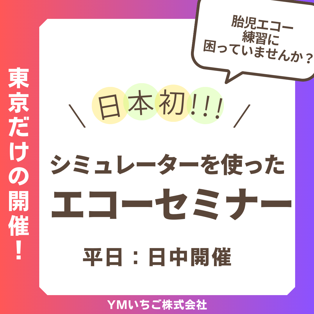 【東京開催！】シミュレーターを使った超音波検査セミナー 